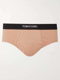 Трусы из эластичного хлопка TOM FORD, бежевый