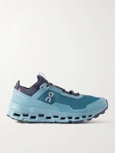 Сетчатые кроссовки Cloudultra 2 с резиновой отделкой ON-RUNNING, синий