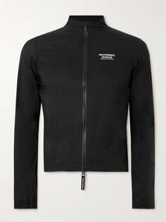 Механизм Slim-Fit ENTRANT-Нейлоновая велосипедная куртка с логотипом и принтом PAS NORMAL STUDIOS, черный