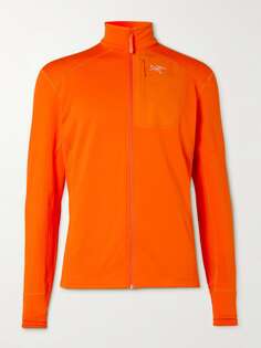 Куртка Delta Slim-Fit из эластичного джерси с логотипом ARC&apos;TERYX, апельсиновый Arc'teryx