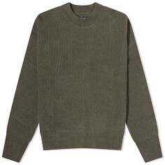 Джемпер Barbour International Melbourne Knitted, серо-зеленый