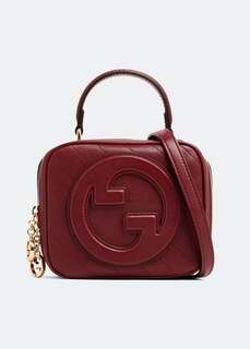 Сумка GUCCI Blondie top handle bag, красный
