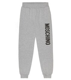 Спортивные штаны с логотипом Moschino, серый