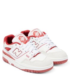 Кроссовки 550 из искусственной кожи New Balance, белый