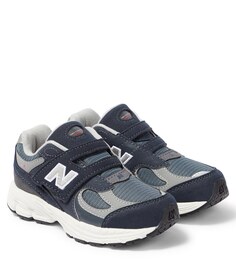 Замшевые кроссовки 2002-го года New Balance, синий