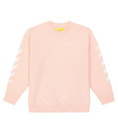 Толстовка из хлопкового джерси с логотипом Off-White, белый