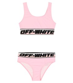 Бикини с логотипом Off-White, белый