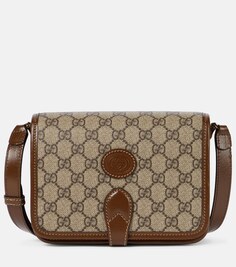 Маленькая кожаная сумка через плечо GG Retro Gucci, красный