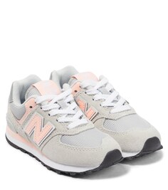 Сетчатые кроссовки 574 New Balance, серый