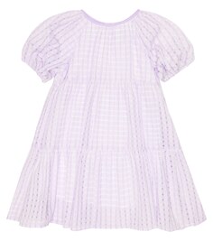 Платье Alma из смесового хлопка в полоску Paade Mode, фиолетовый