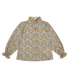 Хлопковая блузка с цветочным принтом Paade Mode, разноцветный