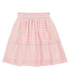 Полосатая юбка Alma из сирсакера Paade Mode, розовый