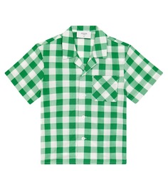 Хлопковая рубашка в клетку Paade Mode, зеленый