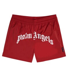 Плавки с логотипом Palm Angels, красный