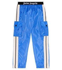 Технические спортивные штаны с логотипом Palm Angels, синий
