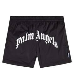 Плавки с логотипом Palm Angels, черный