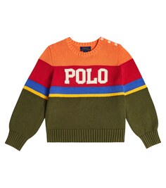 Хлопковый свитер Polo Ralph Lauren, зеленый