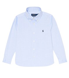 Рубашка из хлопкового поплина Polo Ralph Lauren, синий