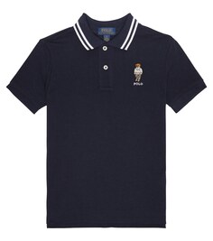 Рубашка поло из хлопка Polo Ralph Lauren, синий