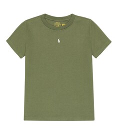 Хлопковая футболка Polo Ralph Lauren, зеленый