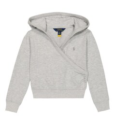 Толстовка из джерси с капюшоном Polo Ralph Lauren, серый