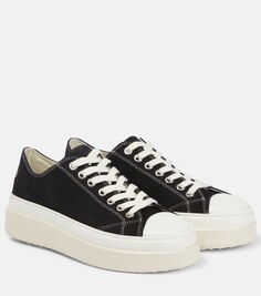 Кеды Austen Low из парусины Isabel Marant, черный