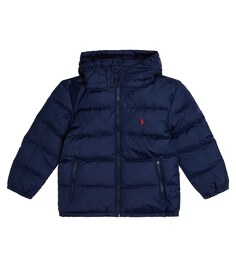 Стеганый пуховик Polo Ralph Lauren, синий