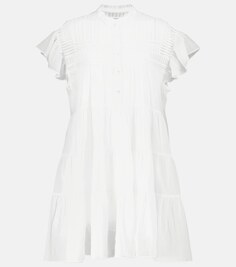 Хлопковое мини-платье Lanikaye MARANT ETOILE, белый