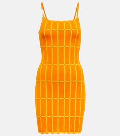 Мини-платье La Robe Maille Malha JACQUEMUS, оранжевый