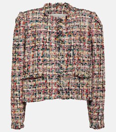 Куртка Zingya из смесовой шерсти ISABEL MARANT, разноцветный
