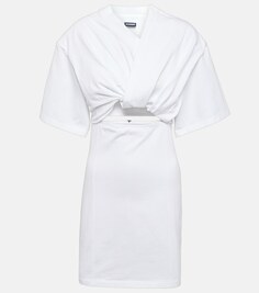 Мини-платье La Robe Bahia со сборками JACQUEMUS, белый