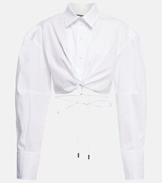 Рубашка La Chemise Plidao JACQUEMUS, белый
