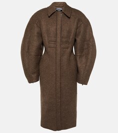 Круассановое пальто Le Manteau JACQUEMUS, коричневый