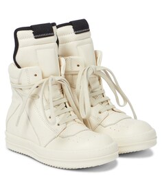 Высокие кеды Geobasket Rick Owens, белый