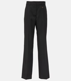 Брюки Le Pantalon Ficelle из натуральной шерсти JACQUEMUS, черный