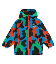 Камуфляжная куртка Stella McCartney Kids, разноцветный