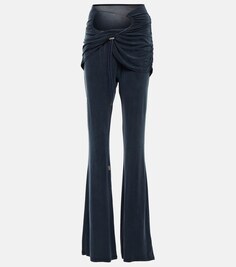 Расклешенные брюки Le Pantalon Espelho JACQUEMUS, синий