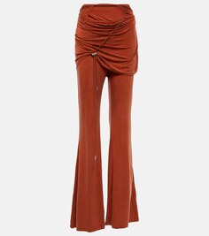 Расклешенные брюки Le Pantalon Espelho JACQUEMUS, красный