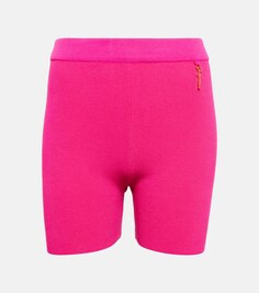 Трикотажные байкерские шорты Le Short Pralu JACQUEMUS, розовый