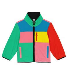 Флисовая легкая куртка Stella McCartney Kids, разноцветный