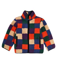 Лоскутная куртка Stella McCartney Kids, разноцветный
