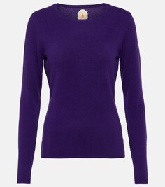 Кашемировый свитер JARDIN DES ORANGERS, фиолетовый