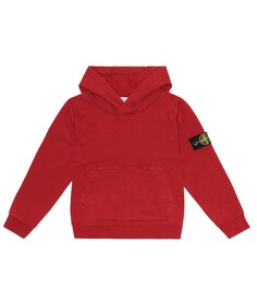 Толстовка из хлопка Stone Island Junior, красный