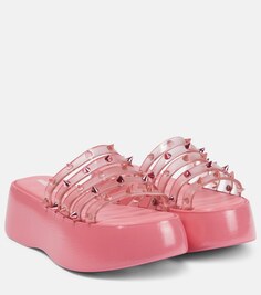 Шлепанцы Punk на платформе из коллаборации с Melissa Becky Jean Paul Gaultier, розовый