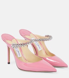 Мюли Bing 100 из лакированной кожи Jimmy Choo, розовый