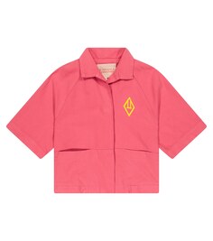 Рубашка из хлопка и льна с логотипом Lion The Animals Observatory, разноцветный