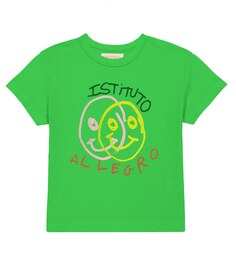 Хлопковая футболка с принтом петуха The Animals Observatory, зеленый