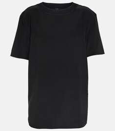 Шелковая футболка Рубин JOSEPH, черный