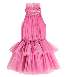 Декорированное платье Meri Tutu Du Monde, розовый