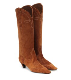 Замшевые ботинки в стиле вестерн Dallas Khaite, коричневый